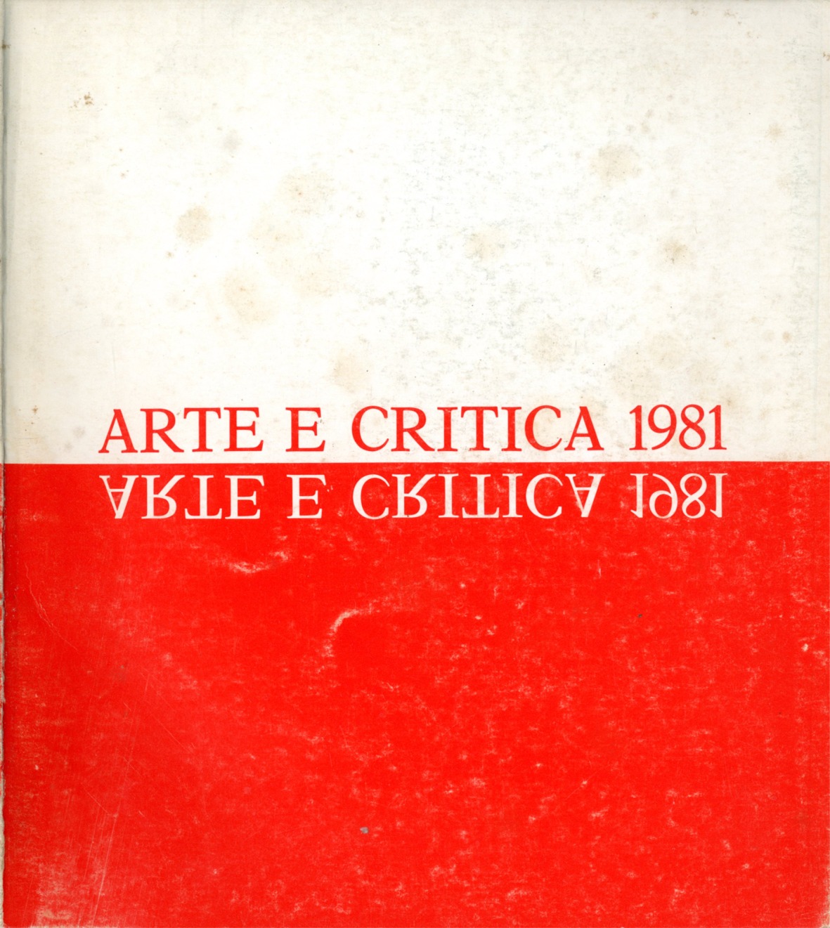 Arte e critica 1981